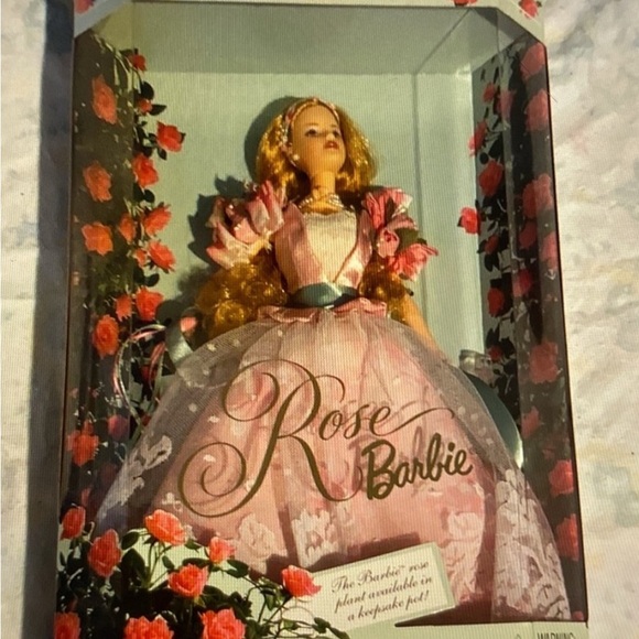 Barbie | Other | Barbie Rose Doll In Elegant Pink Dressfirst In Series ...